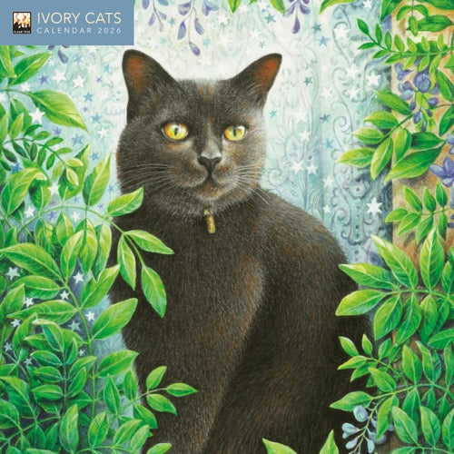 Ivory cats 2026 mini calendar