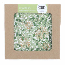 Load image into Gallery viewer, Honeysuckle set of 4 coasters