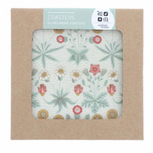 Load image into Gallery viewer, Daisy pattern set of 4 coasters