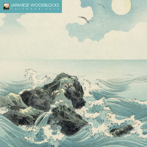 Japanese woodblocks 2026 calendar