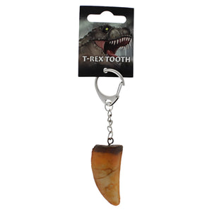 T-rex tooth keyring