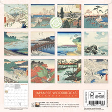 Load image into Gallery viewer, Japanese Woodblocks 2027 Mini Calendar