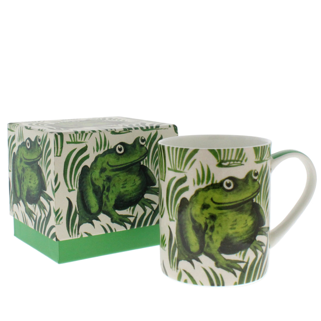 Frog tiles china mug