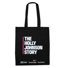 Load image into Gallery viewer, Black make love your goal tote bag