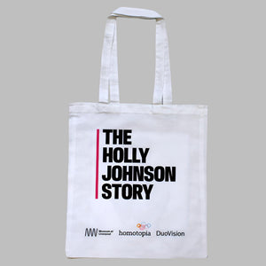 White Holly Johnson tote bag