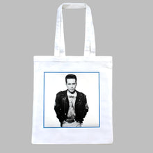 Load image into Gallery viewer, White Holly Johnson tote bag