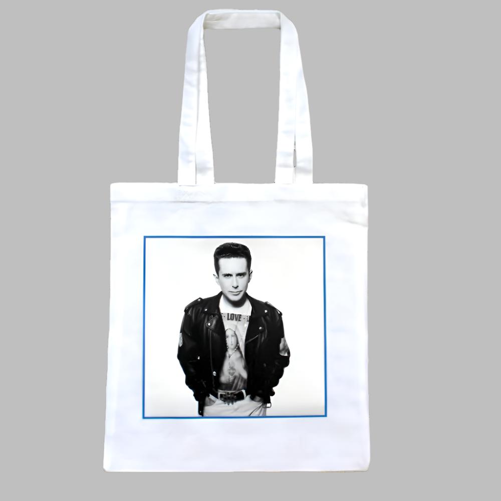 White Holly Johnson tote bag