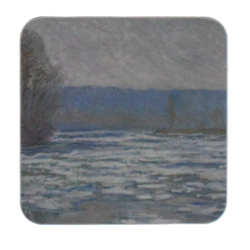 Ice Breaking up on the Seine, near Bennecourt coaster