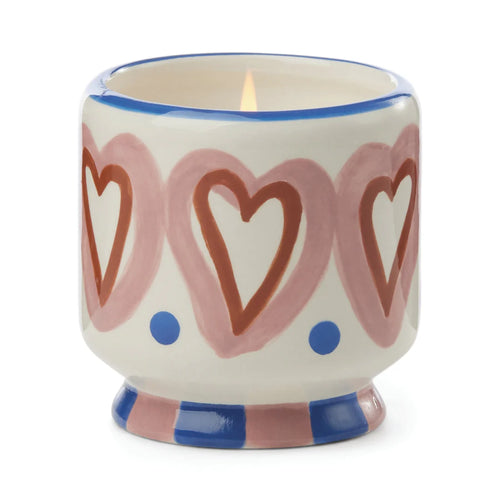 Adopo ceramic candle - Hearts