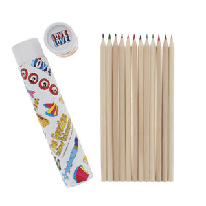The Beatles love colouring pencils tube set