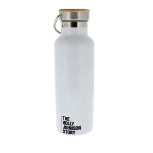 Make love your goal bottle in white