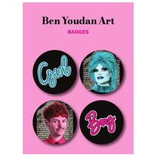 Load image into Gallery viewer, Pip/Sister Sister set of 4 badges