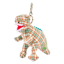 Load image into Gallery viewer, Tartan T Rex Bag Charm