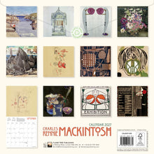 Load image into Gallery viewer, Charles Rennie Mackintosh 2027 Wall Calendar
