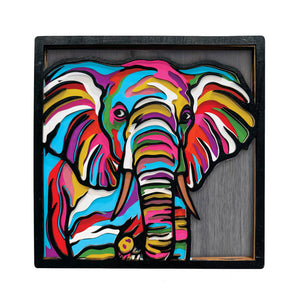 Elephant wooden art craft kit
