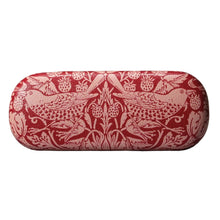 Load image into Gallery viewer, William Morris raspberry glasses case