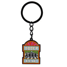 Load image into Gallery viewer, The Beatles Abbey Road enamel keyring