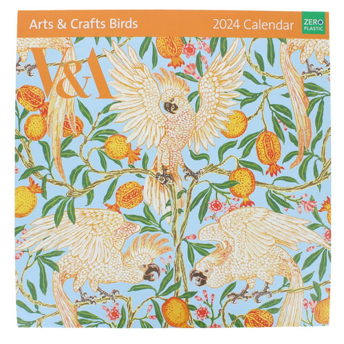 Arts & Crafts Birds 2024 calendar