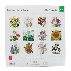 Botanical Illustrations 2024 calendar