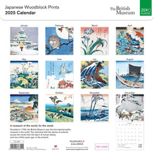 Load image into Gallery viewer, Japanese woodblock prints 2025 calendar