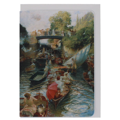 Boulters Lock greeting card