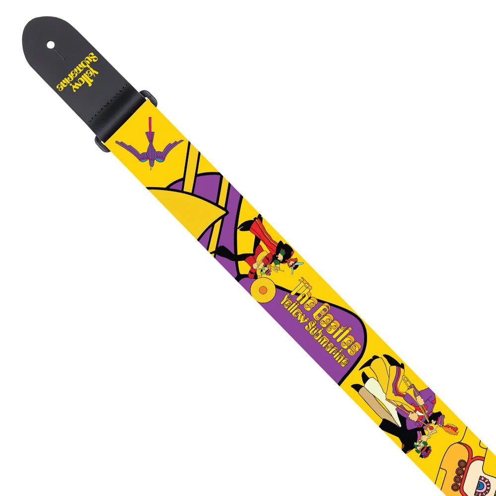 Yellow submarine character guitar strap