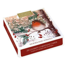 Load image into Gallery viewer, Woodland animals christmas card pack