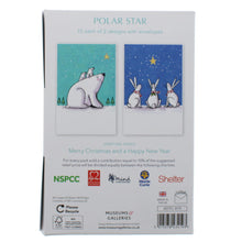 Load image into Gallery viewer, Polar Star Christmas cards - pack of 20