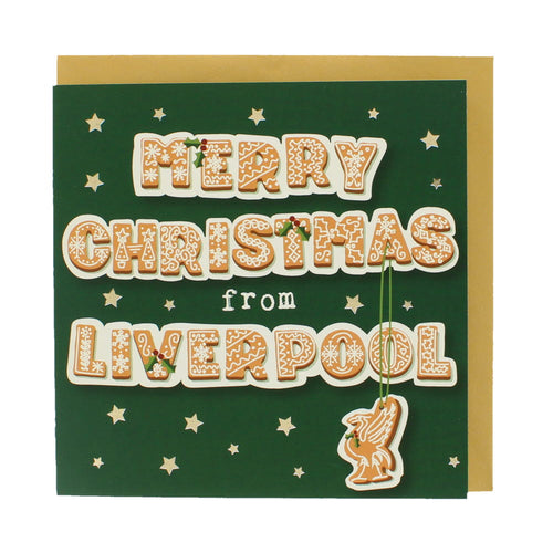 Merry Christmas from Liverpool Christmas card