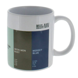 The Liverpool colour palette mug