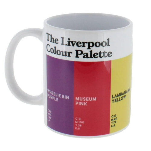 The Liverpool colour palette mug