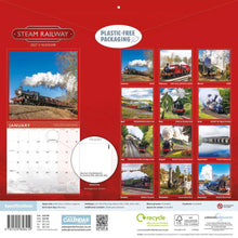 Load image into Gallery viewer, Steam railway 2027 calendar