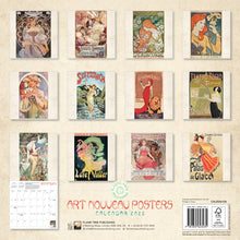 Load image into Gallery viewer, Art nouveau 2026 calendar