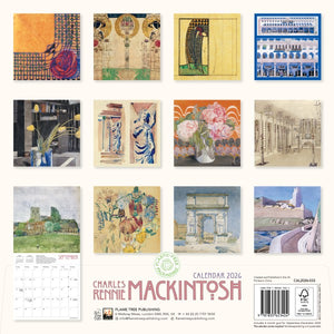 Charles Rennie Mackintosh 2026 calendar