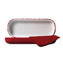 Load image into Gallery viewer, William Morris raspberry glasses case