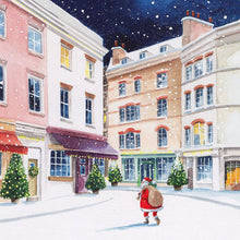 Load image into Gallery viewer, Santa about town christmas card pack