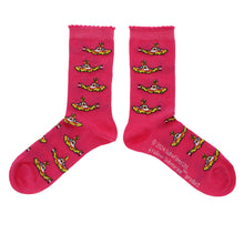 Load image into Gallery viewer, Kids yellow submarine 4-7 socks