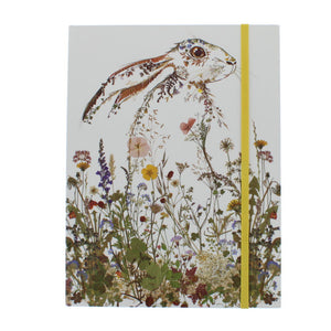 Wildflower hare sketch book