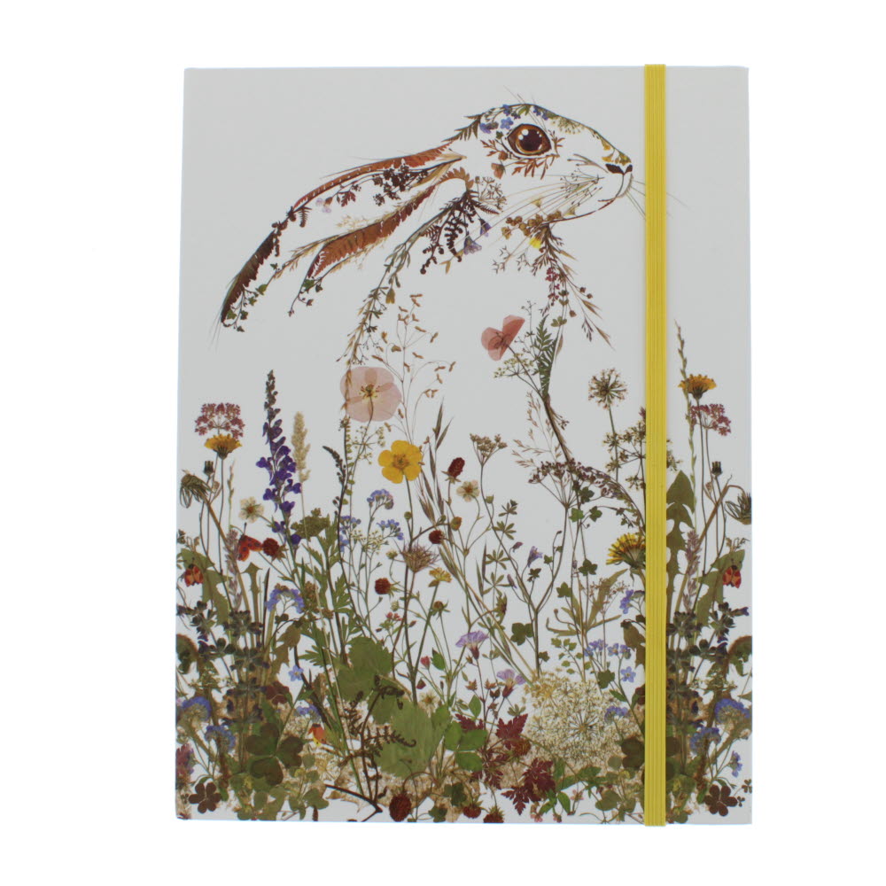 Wildflower hare sketch book