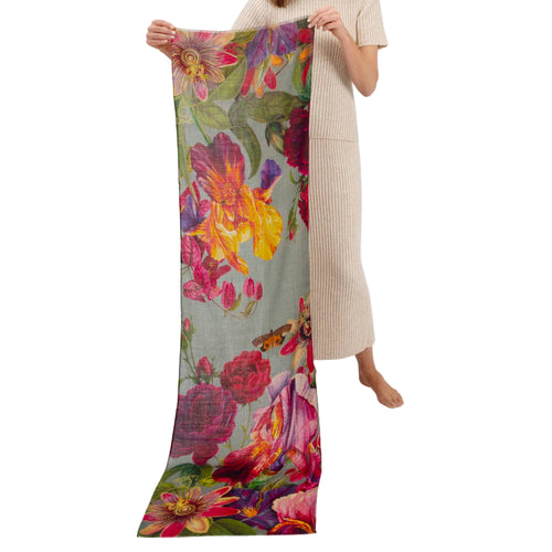 Wool wrap winter iris ice