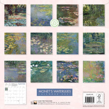 Load image into Gallery viewer, Monet's Waterlilies 2027 Wall Calendar