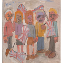 Load image into Gallery viewer, People with Flags by Leigh Curtis