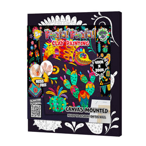 Fiesta fiesta clay painting