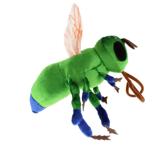 Male orchid bee plush toy