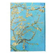 Load image into Gallery viewer, Vincent Van Gogh Almond Blossom 2024 diary
