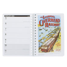 Load image into Gallery viewer, Vintage Railway Posters 2024 diary