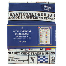 Load image into Gallery viewer, International code flags tea towel