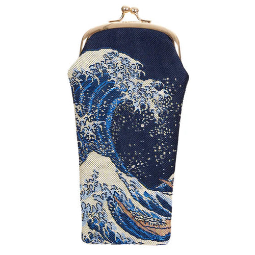 Great wave glasses pouch