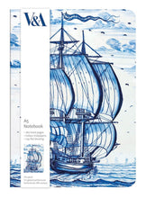 Load image into Gallery viewer, Dutch three mast ship A5 notebook