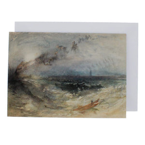 A Steamer off Ostend greeting card